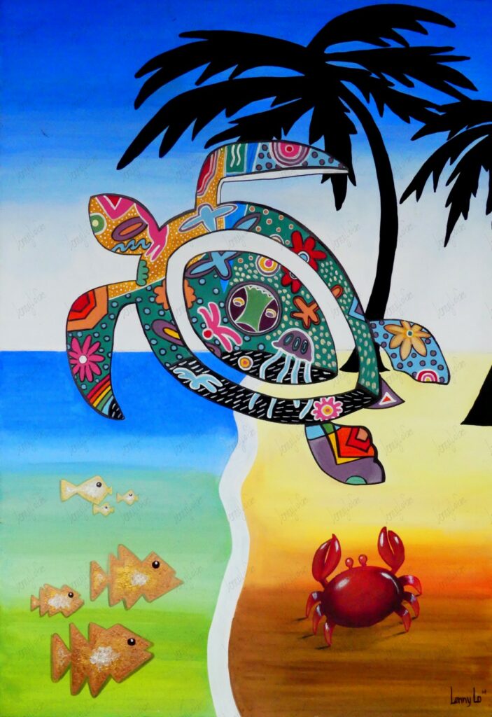 Recuerdo de Vallarta. Acrílico sobre tela. 100 x 70 cm. 2014. € 350,00.